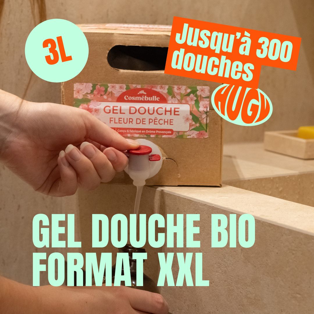 Gel douche bio - Fleur de pêche