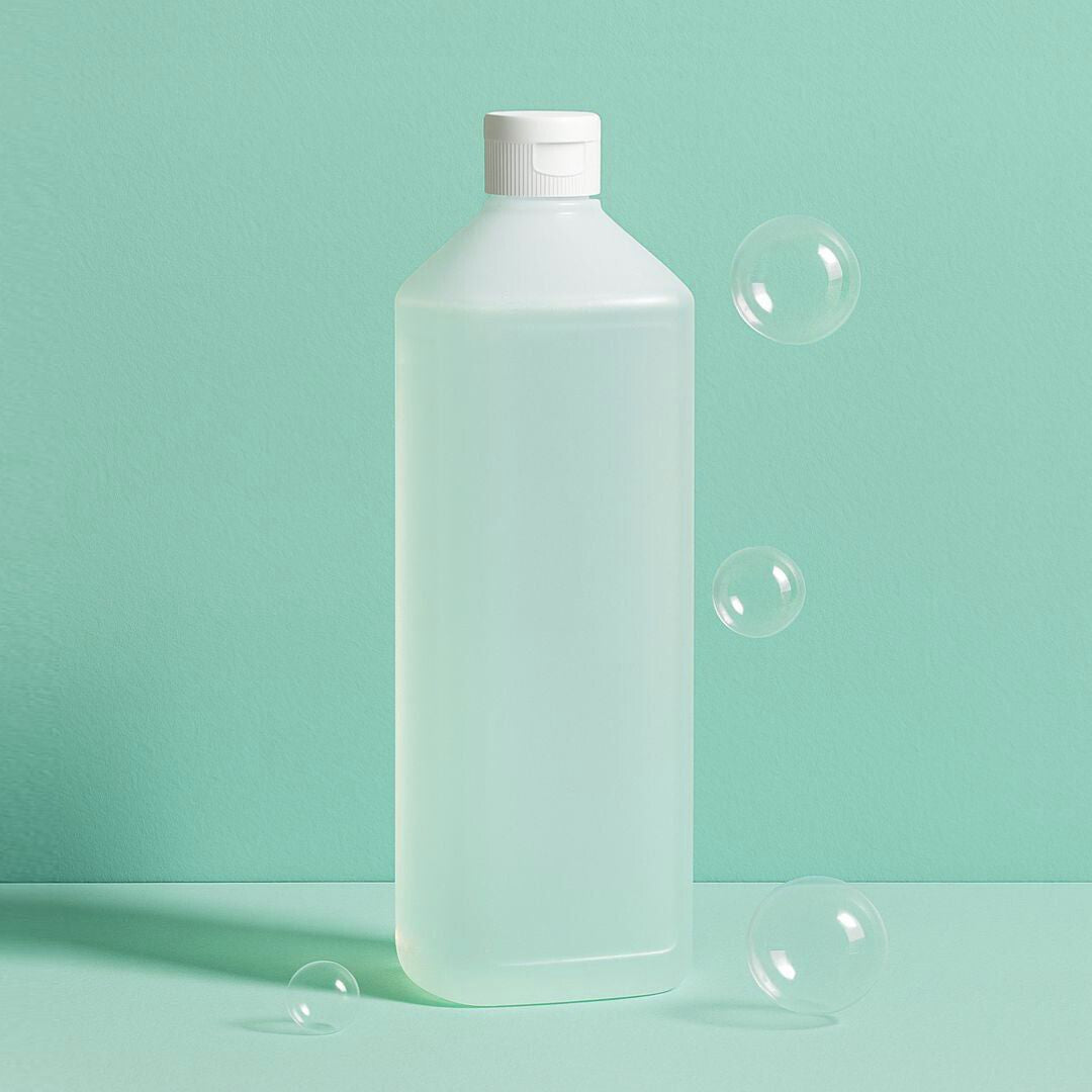 Bouteille à clapet pour produit détergent rechargeable - 500ml