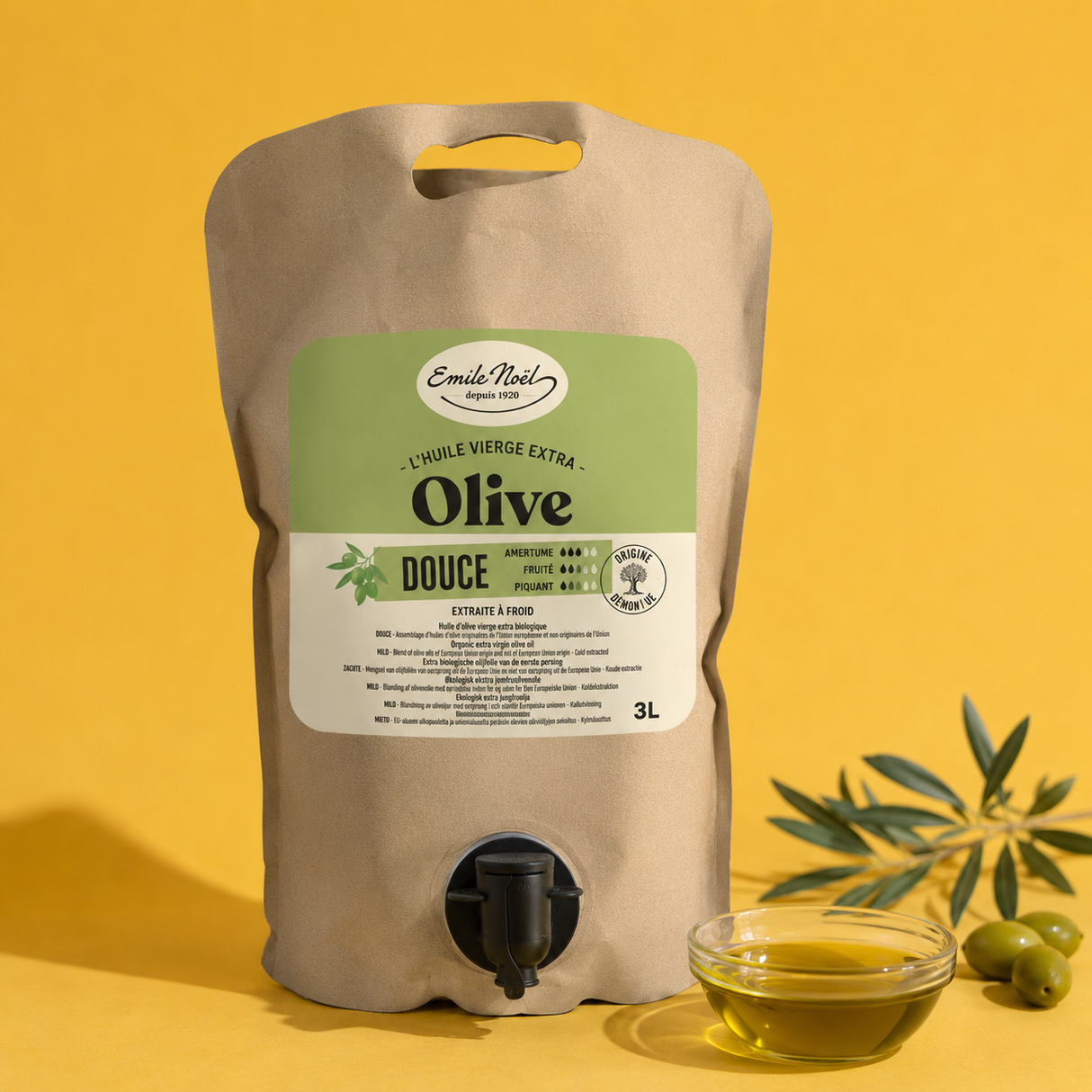 Huile d'olive vierge extra - Bio