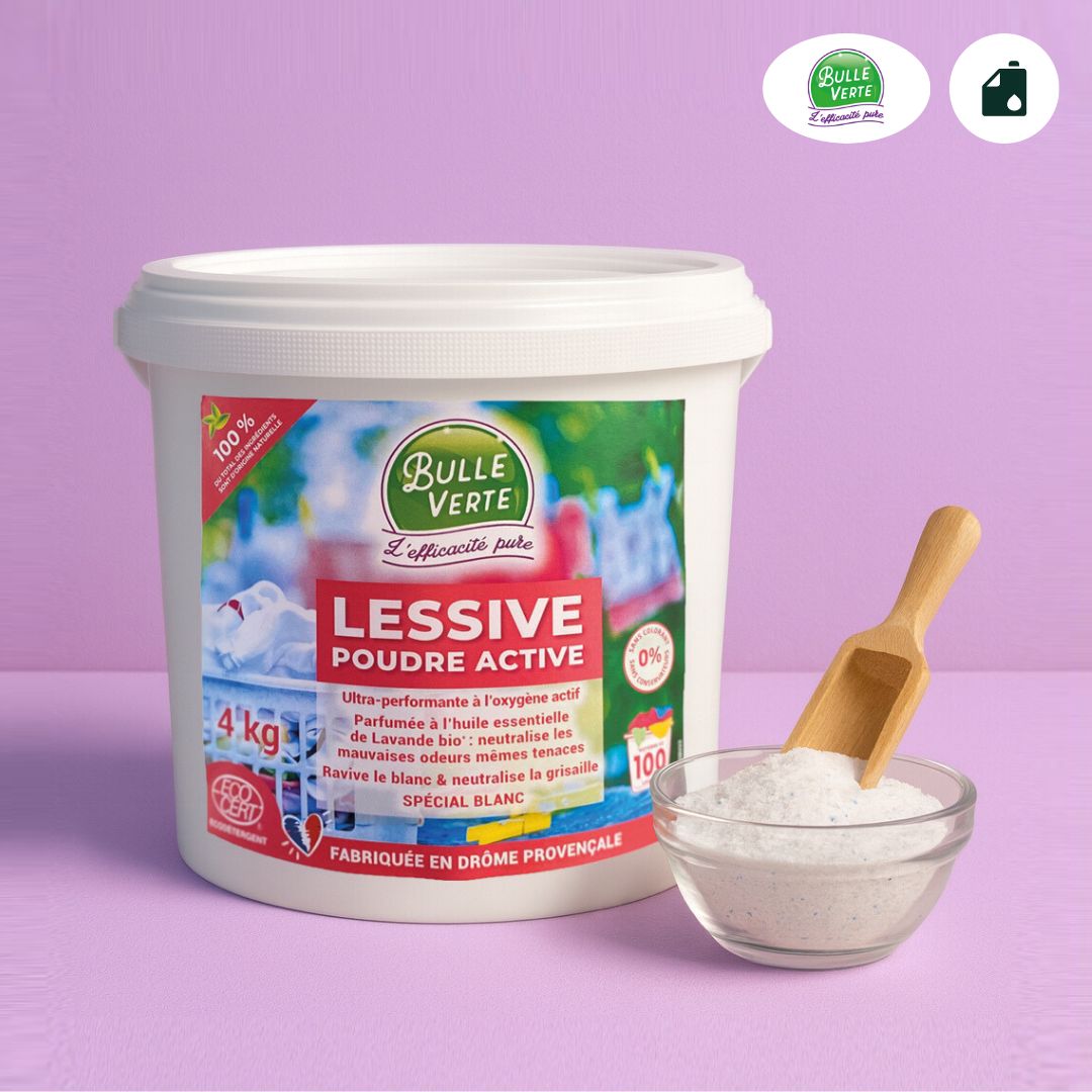 Lessive en poudre éclat du blanc - Lavande