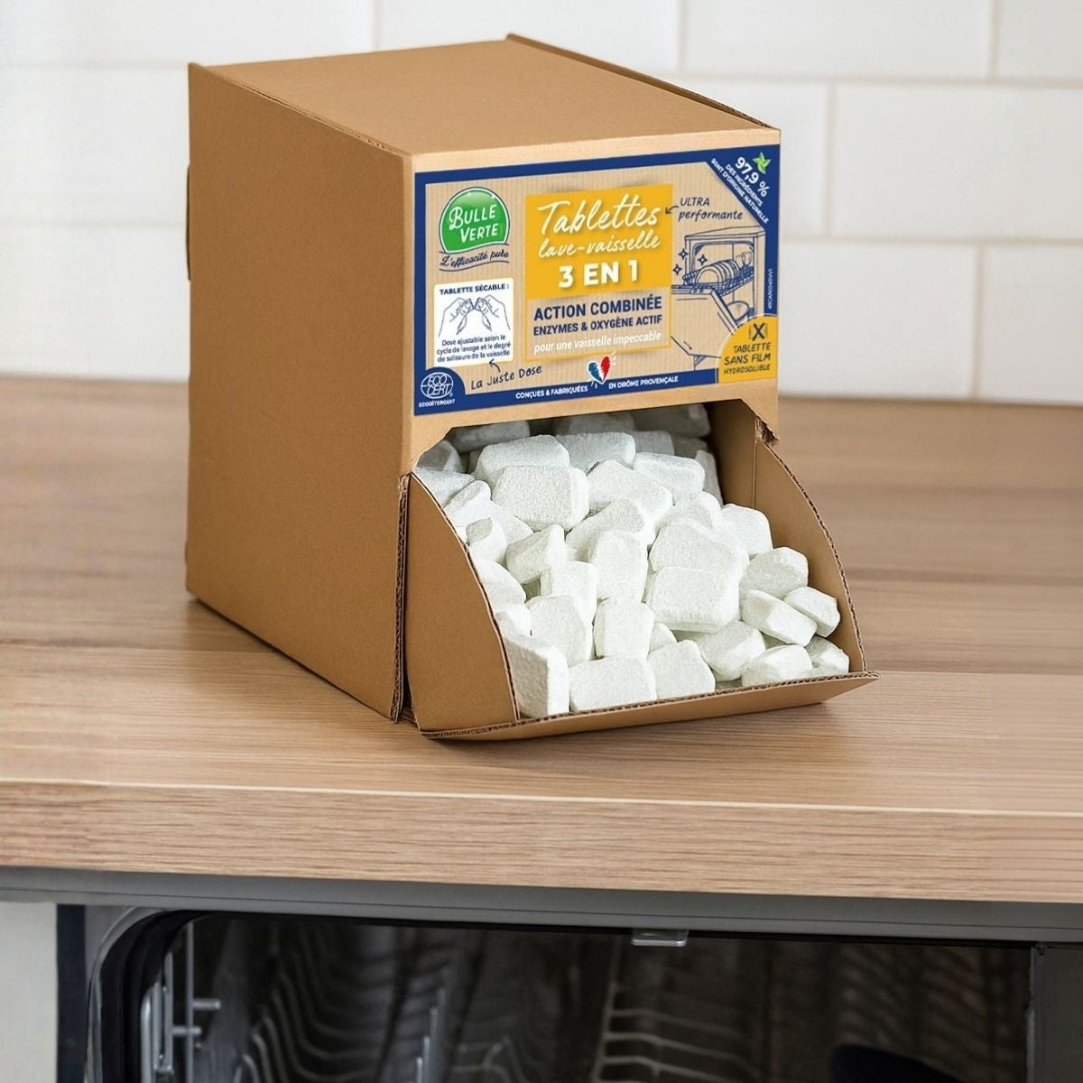 Tablettes lave-vaisselle 3en1