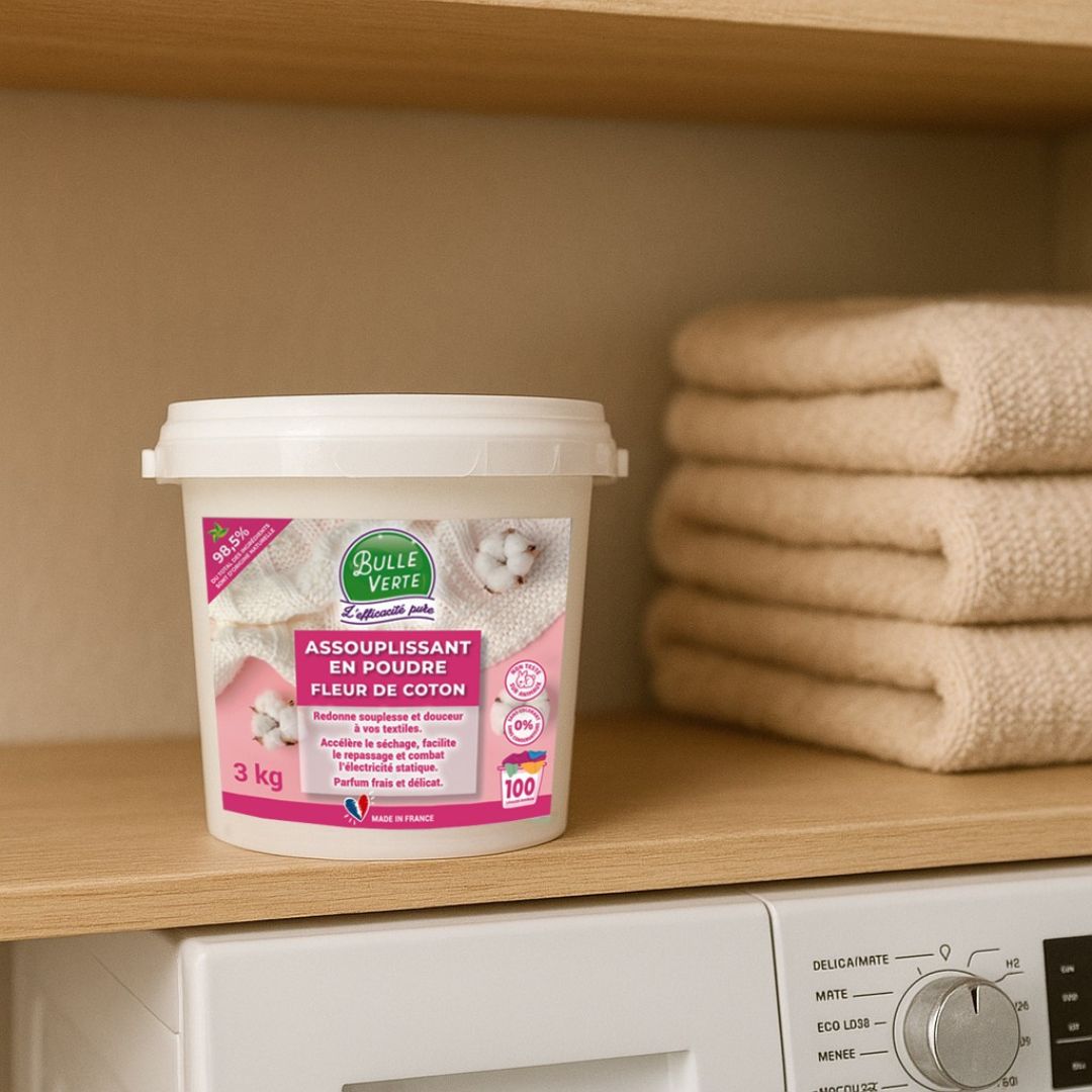 Assouplissant en poudre - Fleur de coton