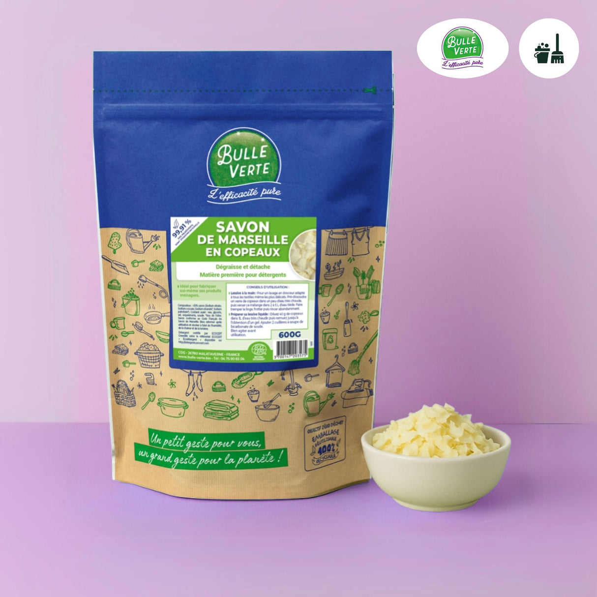 Copeaux savon de Marseille