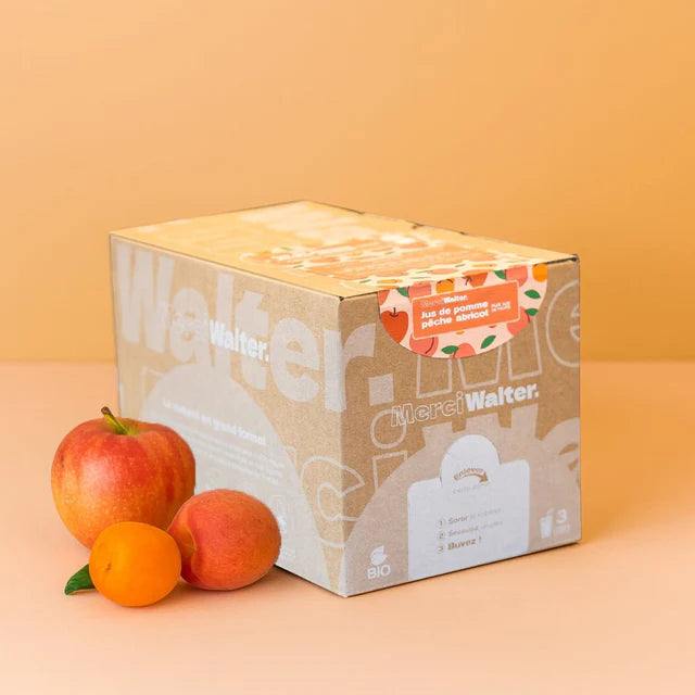 Jus pomme pêche abricot - Bio