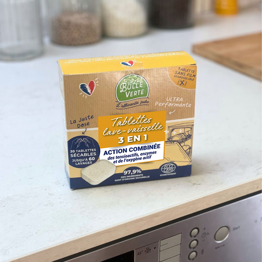 Tablettes lave-vaisselle 3en1
