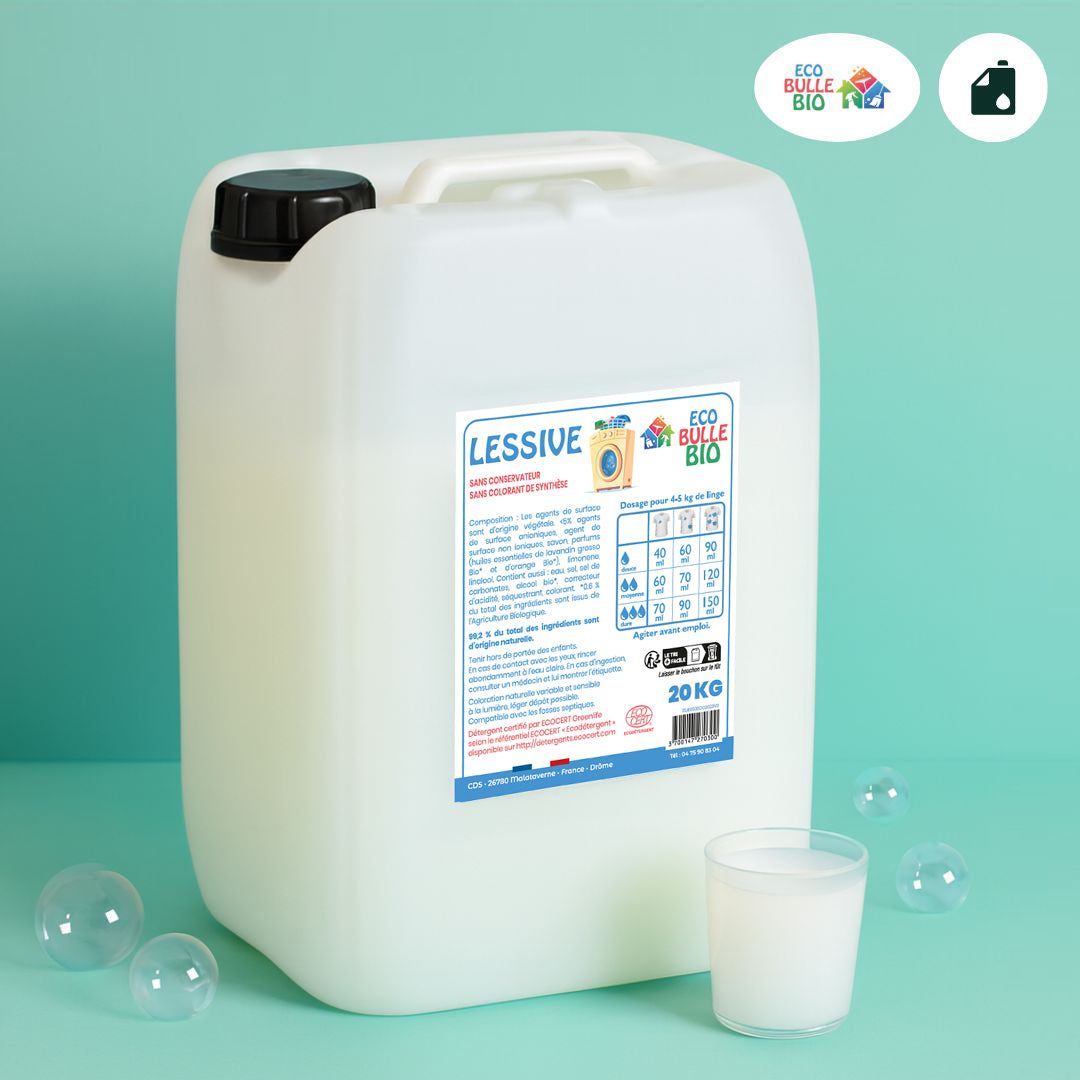 Lessive familial - Lavandin et orange bio