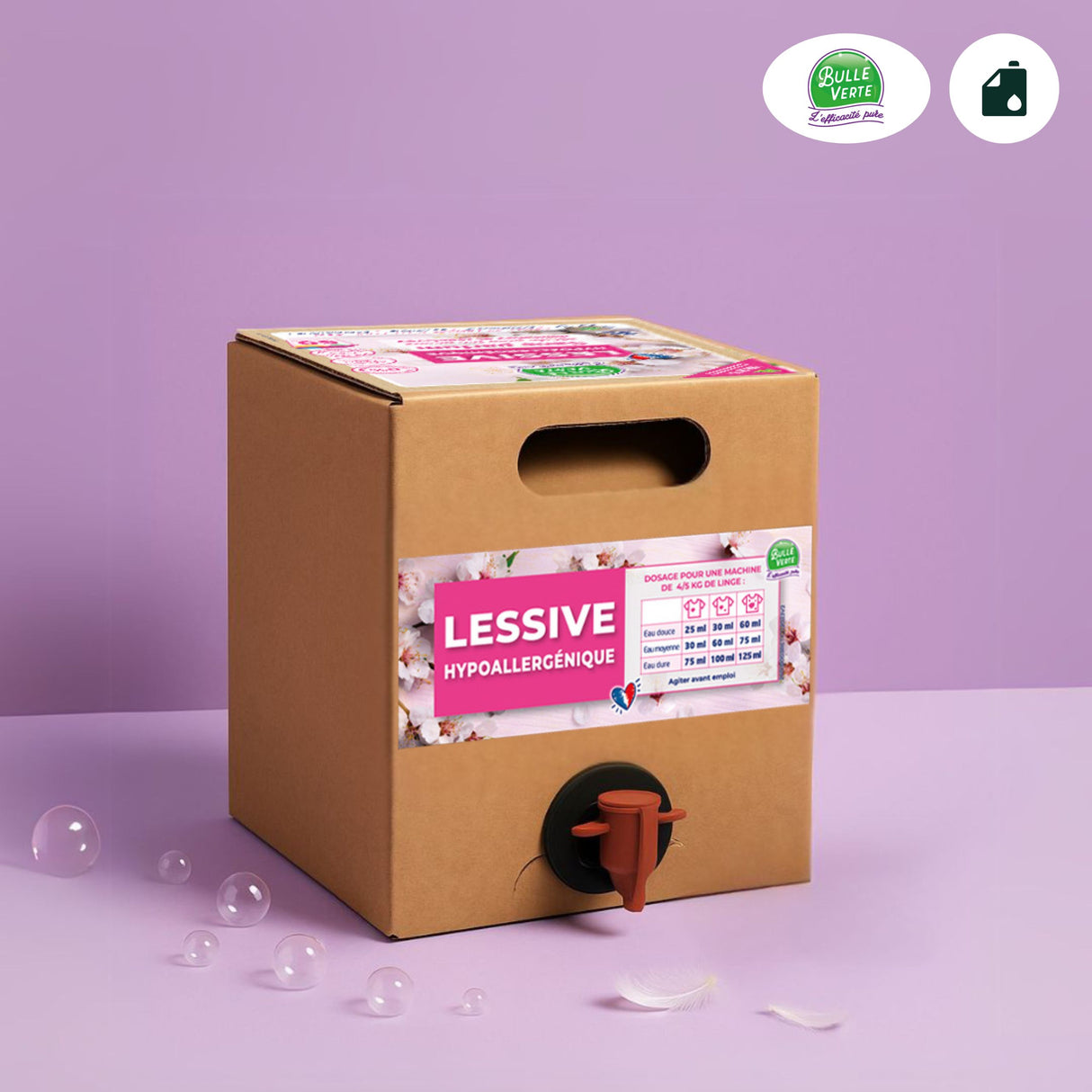 Lessive liquide hypoallergénique