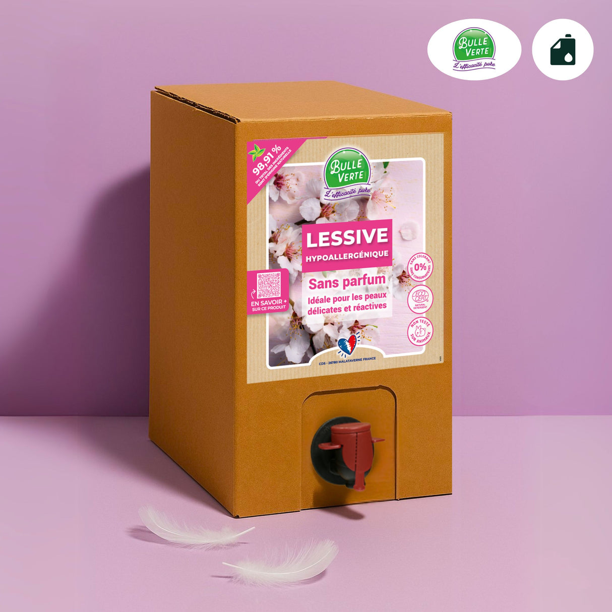 Lessive liquide hypoallergénique