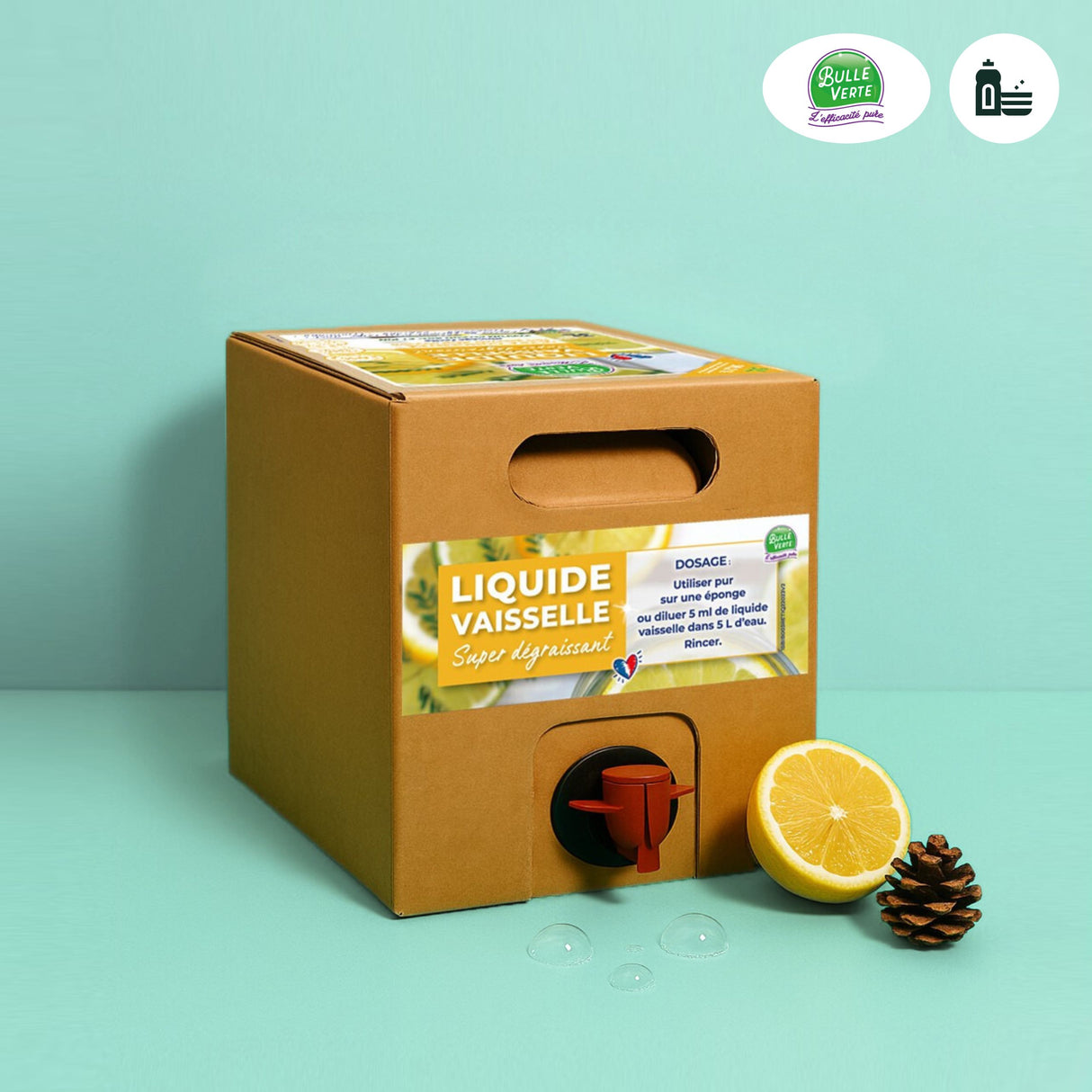 Liquide vaisselle super dégraissant - Pin citron