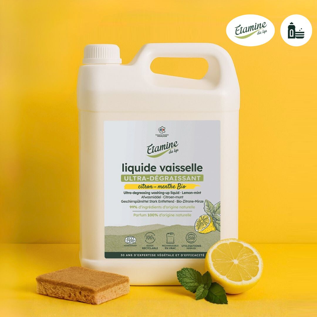 Liquide vaisselle ultra-dégraissant - Citron Menthe