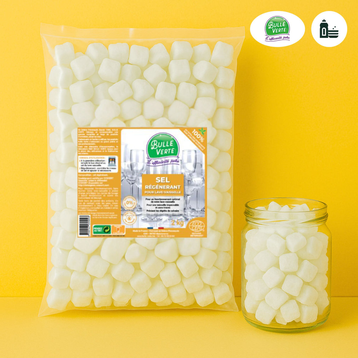 Sel régénérant naturel lave-vaisselle
