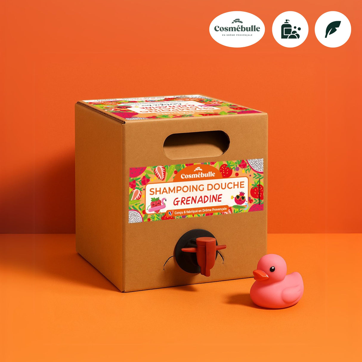 Gel douche & shampoing 2en1 - Grenadine