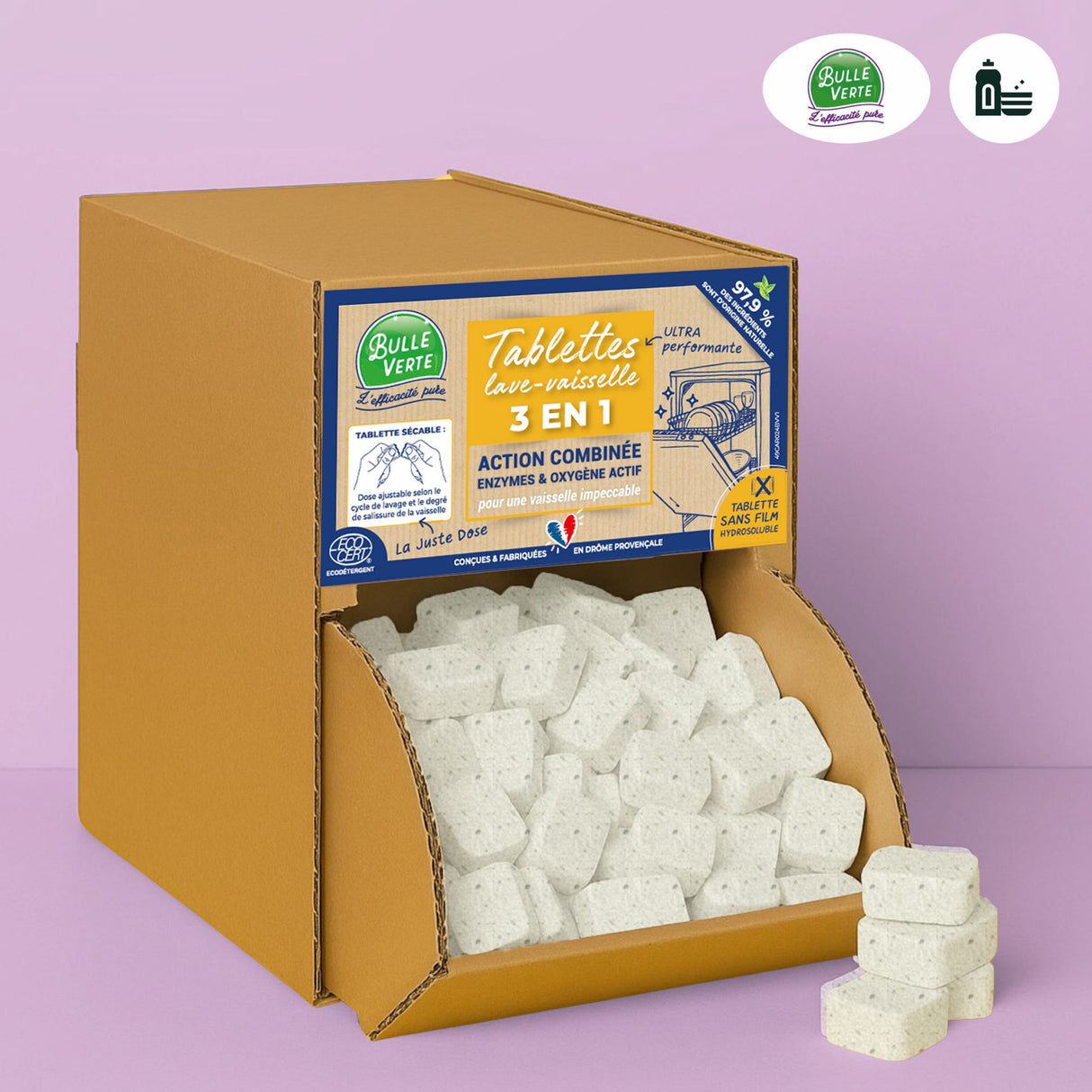 Tablettes lave-vaisselle 3en1