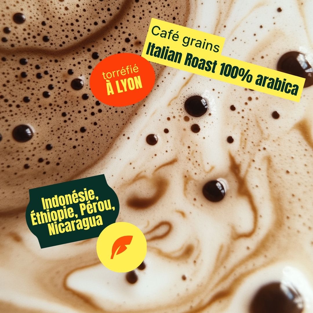 Café Italian Roast - grains