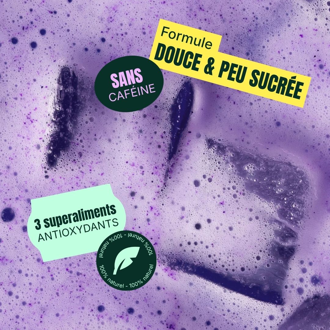 Ube latte