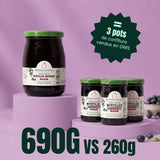 Confiture extra myrtilles - Bio