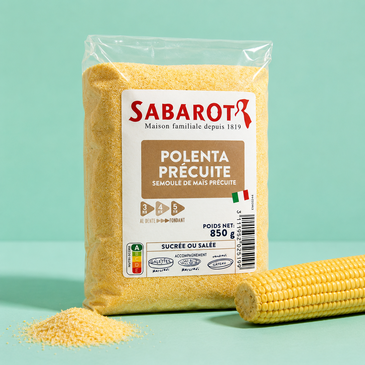 Polenta precuite