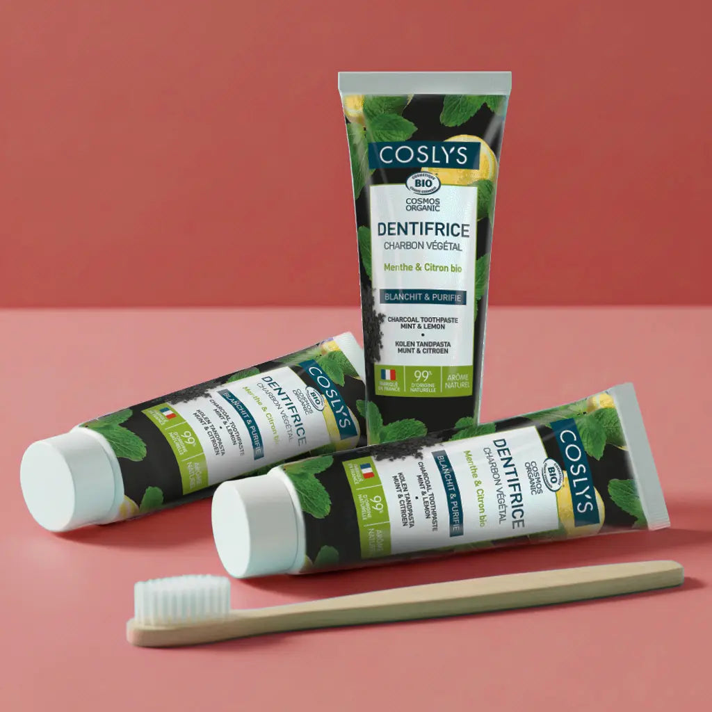 Dentifrice - Charbon - Menthe citron