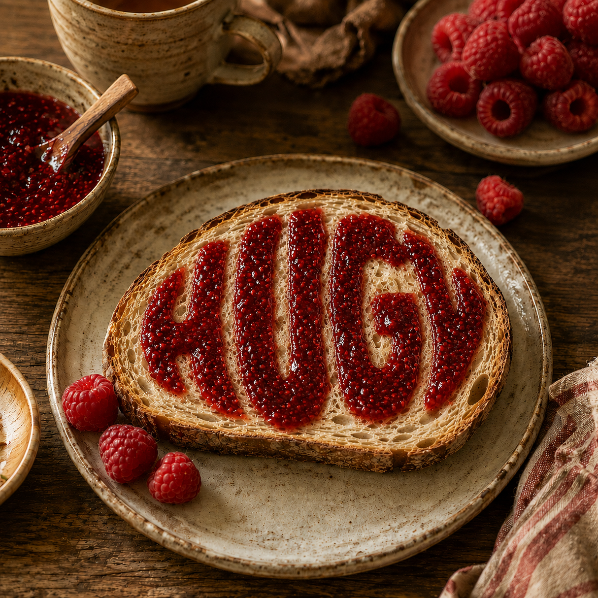 Confiture extra framboises - Bio