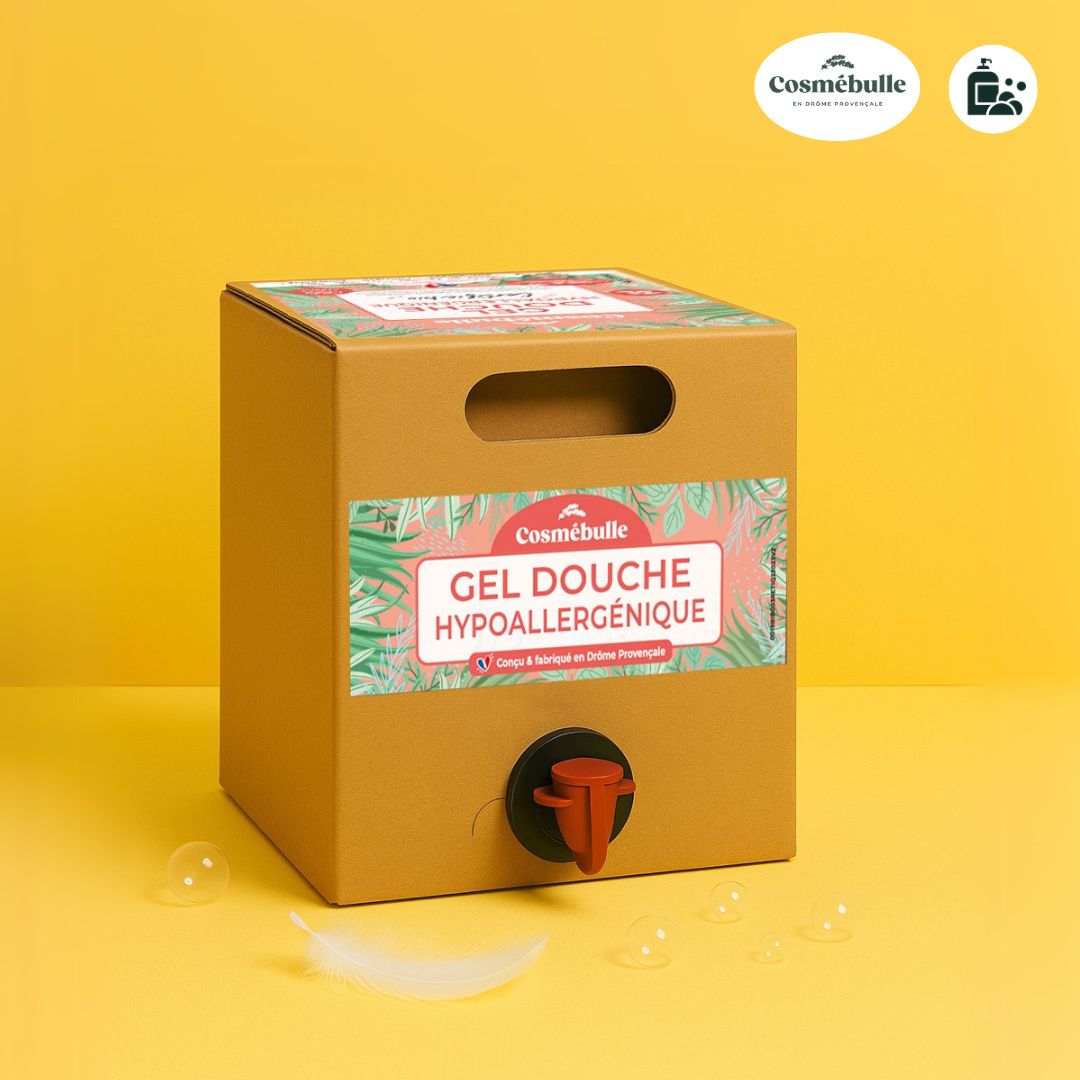 Gel douche bio hypoallergénique